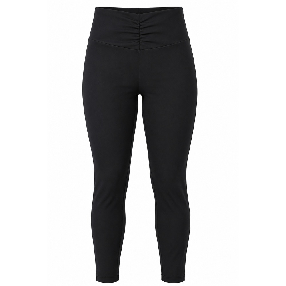 Victoria's Secret One Point Live Black High Rise Leggings Ruched Front M